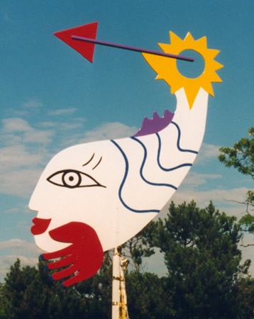 ecki windspiel von brigitta krause im kurpark eckernförde 1996