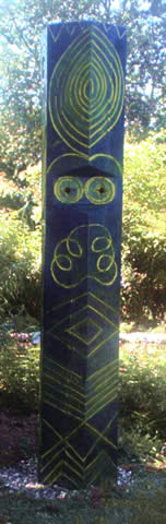 BAUTA-stele von PeKa im Bürgerpark Vogelsang-Grünholz bei Damp